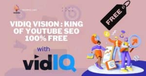 VidIQ Vision King of YouTube SEO 100% Free