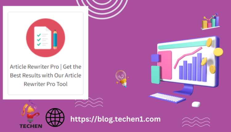 article rewriter pro free